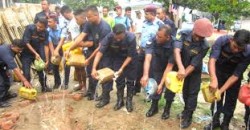 विभिन्न स्थानमा उत्पादनहुँदै आएको घरेलु मदिरा तथा भट्टीहरु नष्ट गर्ने अभियानलाई निरन्तरता